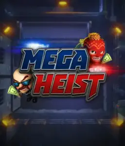 Step into the exciting world of the Mega Heist game by Relax Gaming, showcasing mischievous characters ready to pull off a big score. This image captures the intensity of the heist with its striking logo and a shadowy vault backdrop. Perfect for those who enjoy adventure-themed slots, providing a thrilling escape. 