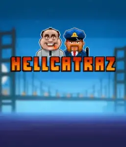 Enter the action-packed world of Hellcatraz slot by Relax Gaming, highlighting a quirky prisoner and a guard with the infamous Alcatraz prison and San Francisco skyline in the background. This graphic depicts the adventure and mischief of an escape-themed game, ideal for players looking for a unique slot experience, delivering a entertaining adventure. 