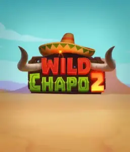 Experience the lively Mexican desert with Wild Chapo 2 slot by Relax Gaming, highlighting a whimsical bull wearing a sombrero amid a serene desert backdrop. This image conveys the charm and humor of the game, perfect for players who enjoy unique themes, providing a entertaining adventure.