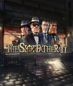 Dive into the shadowy world of The Slotfather 2 slot by Betsoft, showcasing a lineup of iconic mafia characters set against a moody urban backdrop. This image captures the intense essence of the mafia underworld with its vivid character design and suspenseful setting. Perfect for players attracted to mafia stories, delivering a gripping adventure. 