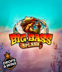 Dive into the exciting adventure of Big Bass Splash slot by Pragmatic Play, showcasing a dynamic fish splashing out of water. This image portrays the spirit of the fishing theme with bold text and exciting visuals. Ideal for those who love fishing-themed games, promising a captivating experience. 